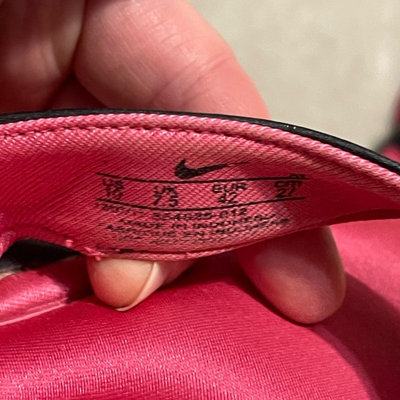 Nike Thong Slide Sandals Pink/Black Size 10 - Picture 3 of 3